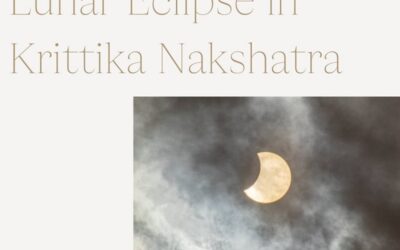 Lunar Eclipse in Krittika Nakshatra